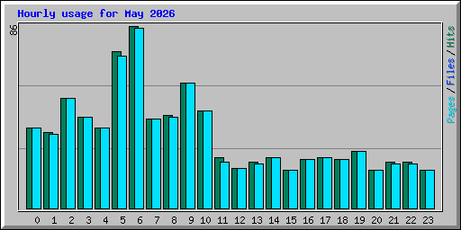 Hourly usage for May 2026